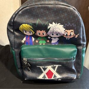 Hunter x Hunter Kids Backpack - Black and Green